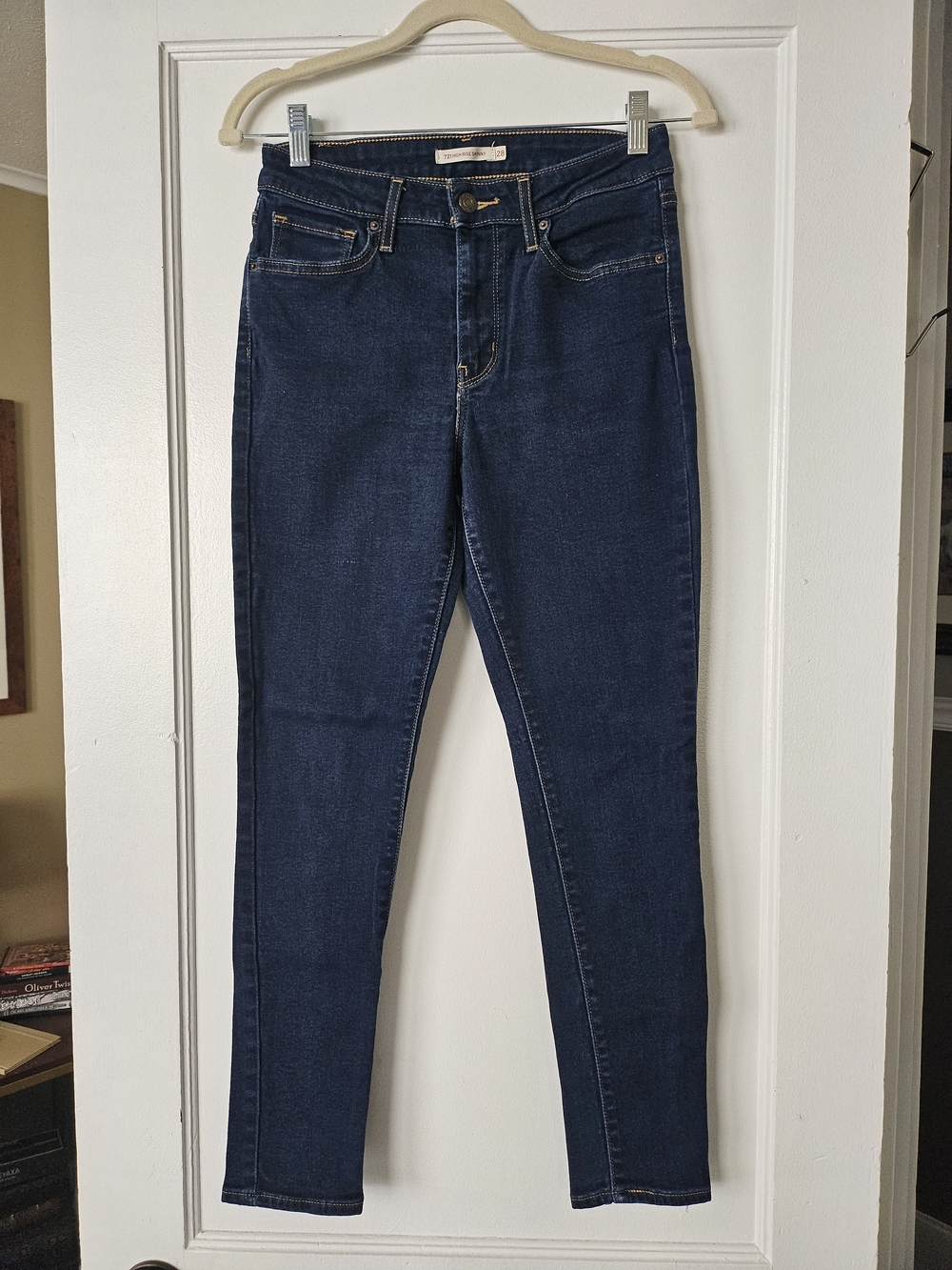 Levi's Dark Wash High-Rise Skinny Jeans
